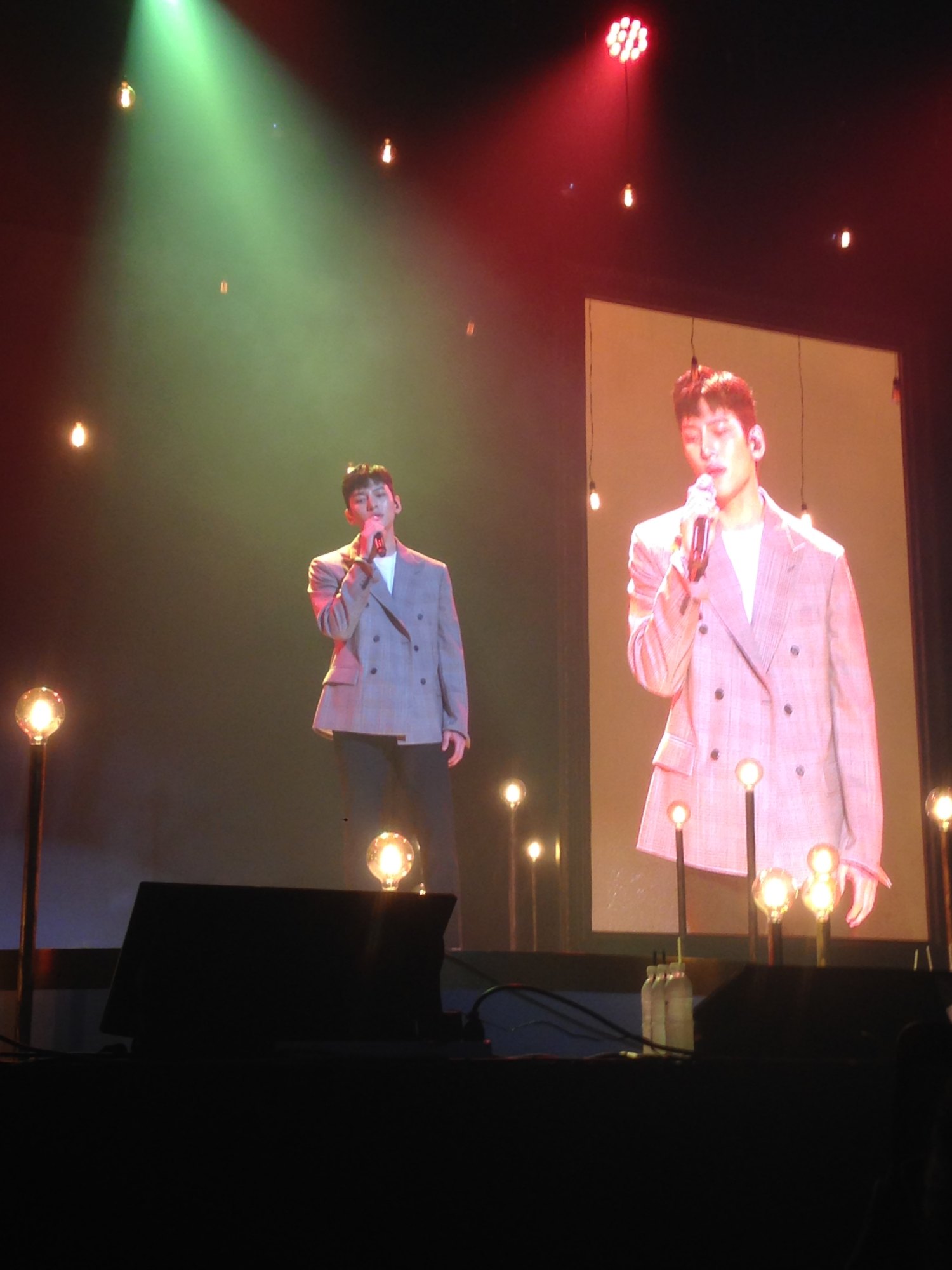 At his fan meeting at Blue Square, Seoul, May 2019